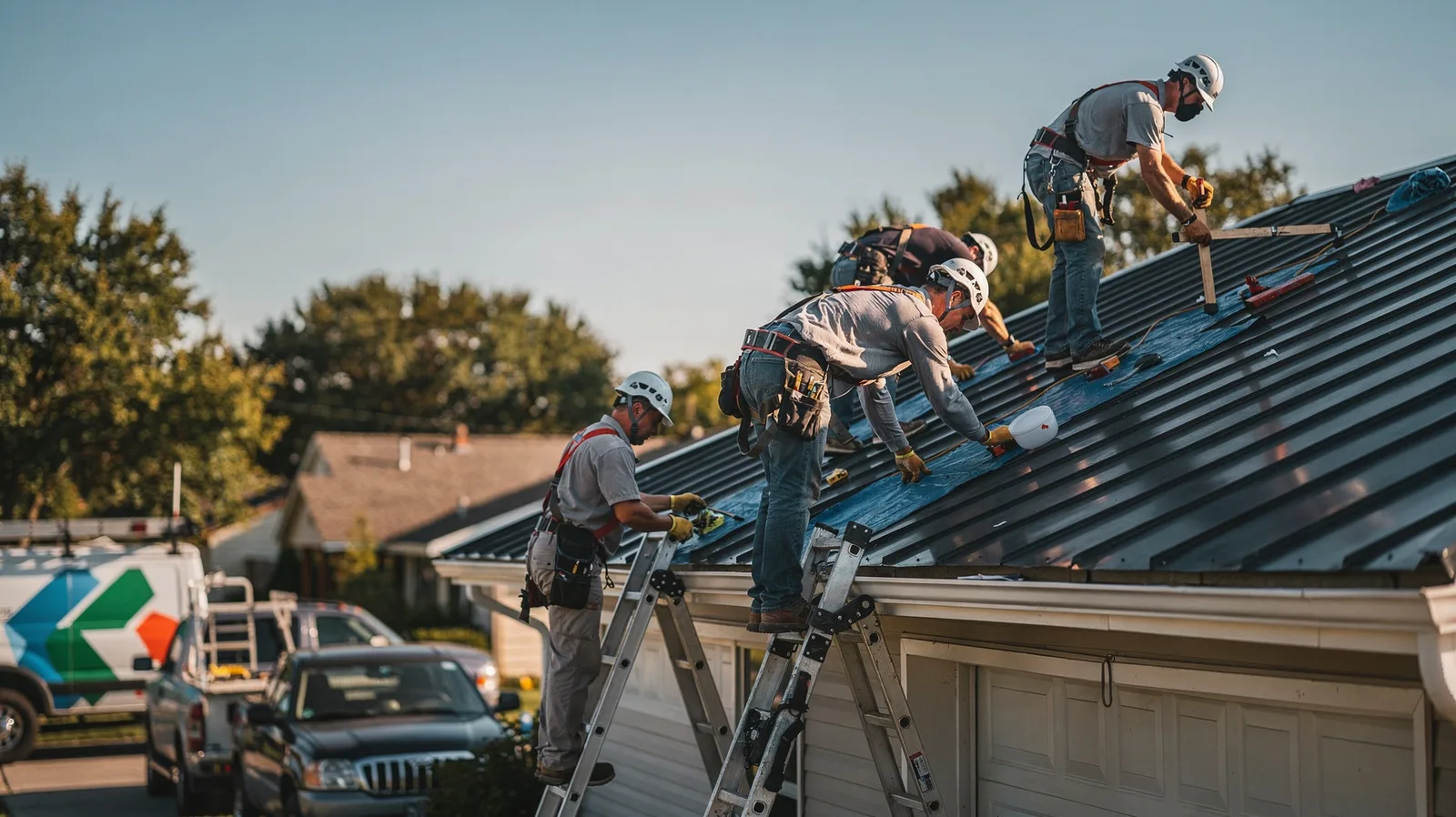 Metal Roof Installation in Haubstadt, IN near me